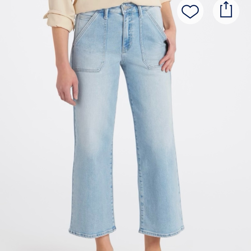 Just USA Light Blue Flare Jeans